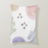 Niedliche Pastete Abstrakt Brush Stroke Dekokissen (Rückseite(Vertikal))