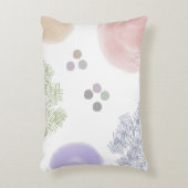 Niedliche Pastete Abstrakt Brush Stroke Dekokissen (Vorderseite(Vertikal))