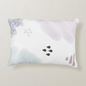 Niedliche Pastete Abstrakt Brush Stroke Dekokissen (Rückseite)