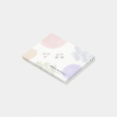 Niedliche Pastete Abstrakt Brush Stroke Post-it Klebezettel (angewinkelt)