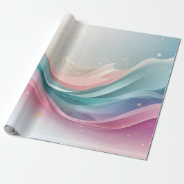 Niedliche Pastete mit Stern Geschenkpapier