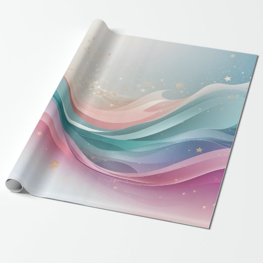 Niedliche Pastete mit Stern Geschenkpapier (Ungerollt)