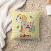 Niedliche Patchwork-Welpe Kissen (Decke)