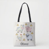 Niedliche Patchwork-Zuchttiere Tasche (Vorderseite)