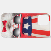Niedliche Patriotische Amerikanische Katze Case-Mate iPhone Hülle (Hinten (horizontal))
