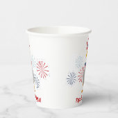 Niedliche Patriotische Ente Pappbecher (Links)