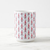 NIEDLICHE PATRIOTISCHE ROTE WEISSE BLAUE GNOMES KAFFEETASSE (Mittel)