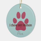 Niedliche Paw Keramik Ornament (Links)