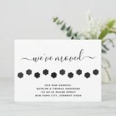 Niedliche Paw-Prints Personalisiert haben wir uns  Ankündigung (Stehend Vorderseite)