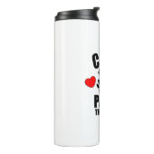 Niedliche Paws, die ich Liebe Thermosbecher (Nach links gedreht)