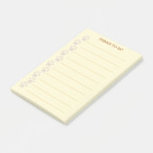 Niedliche Paws Personalisierte Dinge zu tun Post-it Klebezettel (angewinkelt)