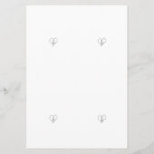 Niedliche PB&J Cut & Share Kids Valentine Day Card Einladung (Rückseite)