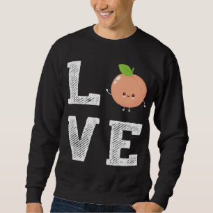 Niedliche Peach Liebe Kawaii Peach Fruchtgeschenke Sweatshirt