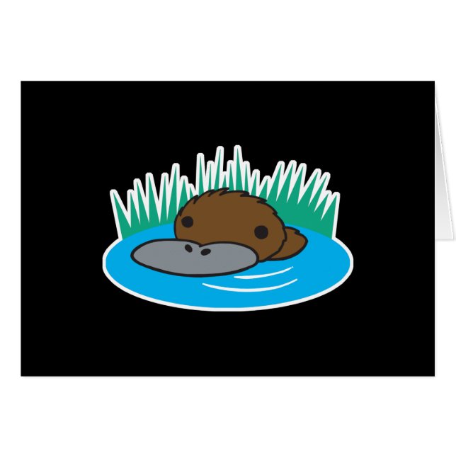 niedliche Pechplatypus (Vorderseite (Horizontal))