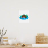 niedliche Pechplatypus Poster (Küche)