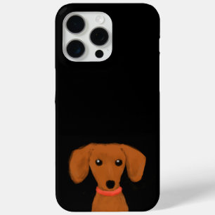 Niedliche Peeking-Dackel Dackel Hund Welpe Dacke iPhone 15 Pro Max Hülle