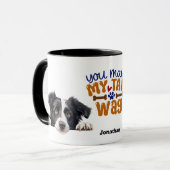 Niedliche Peking Border Collie Sie machen meinen S Tasse (Vorderseite Links)
