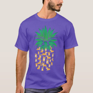 Niedliche Pembroke Walisische Corgi Hunde Ananas M T-Shirt