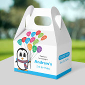 Niedliche Penguin Birthday Gable Box Geschenkschachtel