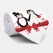 Niedliche Penguin-Braut-u. Krawatte (Gerollt)