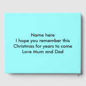 Niedliche Penguin Custom Gästebuch (Rückseite)