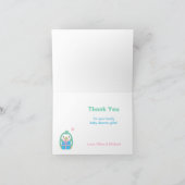 Niedliche Penguin Familienwanne Kinderdusche Danke (Innenseite)