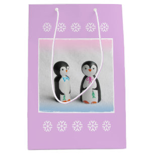 Niedliche Penguin-Geschenktasche Mittlere Geschenktüte
