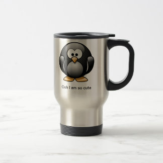 Niedliche Penguin-Reise-Tasse Reisebecher