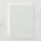 Niedliche Penguin Snow Weihnachten Party Einladung (Rückseite)