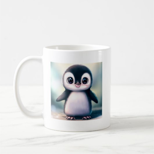 Niedliche Penguin Tasse - Süße Tier Tasse (Links)