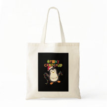 Niedliche Penguin Weihnachten Tasche