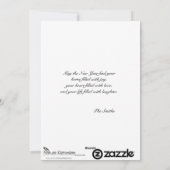 Niedliche Penguin Weihnachtsbaum Grußkarte Feiertagskarte (Rückseite)