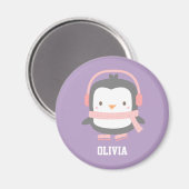 Niedliche Penguin-Weihnachtsfiller für Mädchen Magnet (Vorderseite/Rückseite)