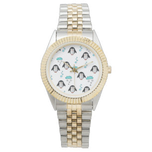 niedliche Penguins Armbanduhr