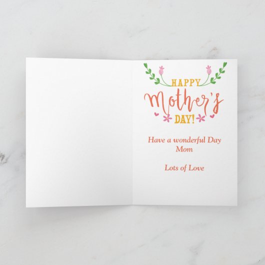 Niedliche Penguins Muttertag Karte (Innenseite)