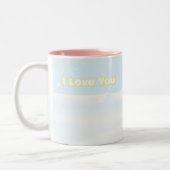 Niedliche Penguins-Tasse Zweifarbige Tasse (Links)