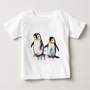 Niedliche Penquins Baby T-shirt