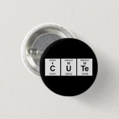 Niedliche periodische Tabelle Button (Vorne & Hinten)
