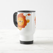 Niedliche Perky Cartoon Lion Tasse (Vorderseite Links)