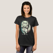 Niedliche persische Katze T-Shirt (Vorne ganz)