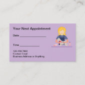 Niedliche Personalausweise Terminkarte (Vorderseite)