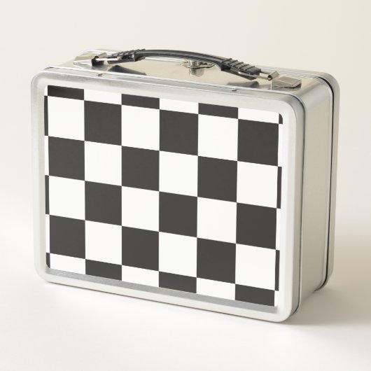 Niedliche Personalisiert School Metal Lunch Box (Rückseite)