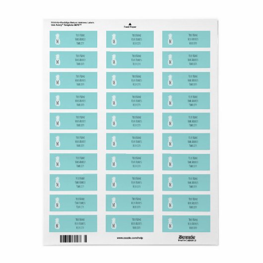 niedliche personalisierte Ananas (Vorne)