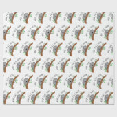 Niedliche Personalisierte Baby Koala Bear Babydusc Geschenkpapier (Flach)