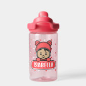 Niedliche Personalisierte Babyflasche für Mädchen Trinkflasche (Rückseite)