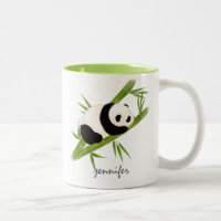 Niedliche Personalisierte Bamboo Tree Panda Bear T
