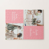 Niedliche Personalisierte BESTE FREUNDIN Zwei Foto Puzzle (Horizontal)