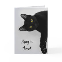 Niedliche Personalisierte Black Cat wird gut