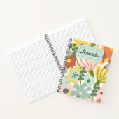 Niedliche Personalisierte Blumenkinder Notizblock (Innenseite)