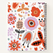 Niedliche Personalisierte Blumenkinder Notizblock (Rückseite)